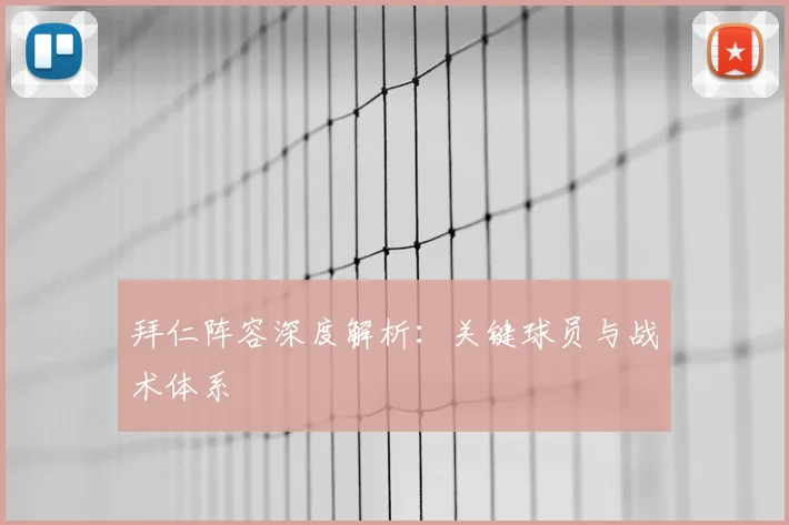 拜仁阵容深度解析：关键球员与战术体系